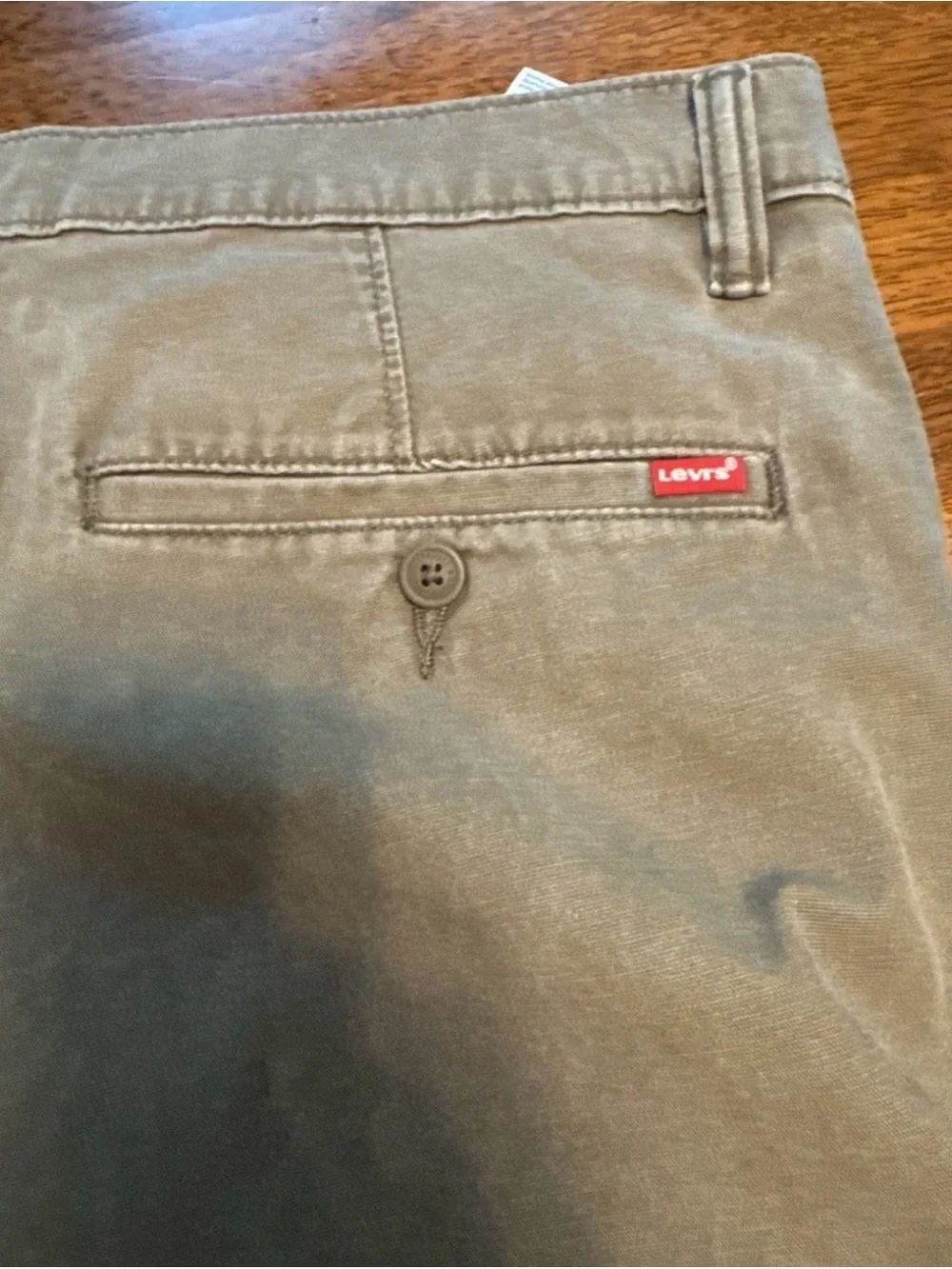 Levi's XX Chino Relaxed Straight Leg Fit Men's Khaki Stretch 36x30